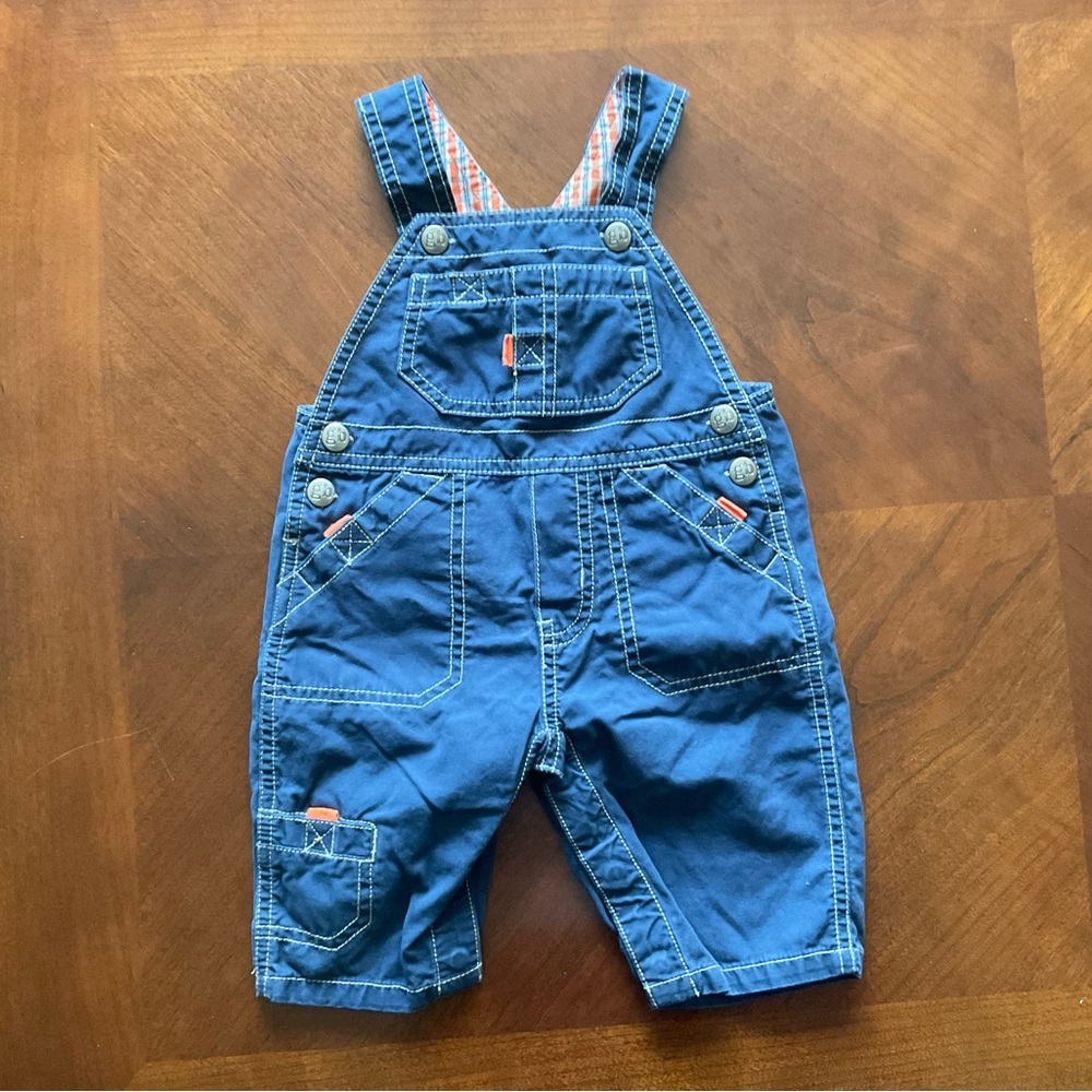 OshKosh B'gosh Blue Denim One Piece Overalls with Adjustable Straps